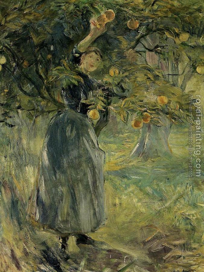 Berthe Morisot : The Orange Picker